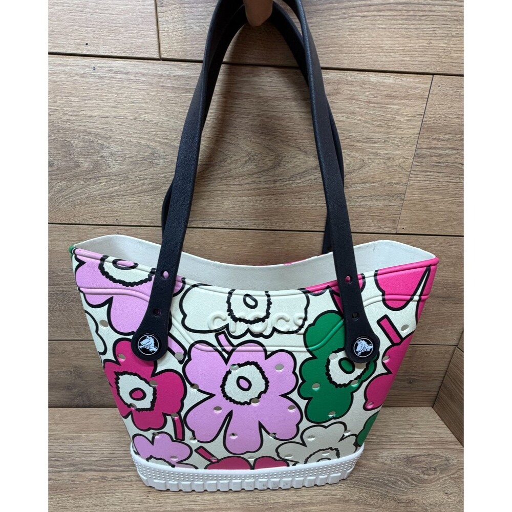 Crocs Classic Marimekko Medium Tote Bag in Colorful Flowers